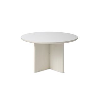 Table Basse Ronde Ø80 Cm - Bois Strié - Mirano