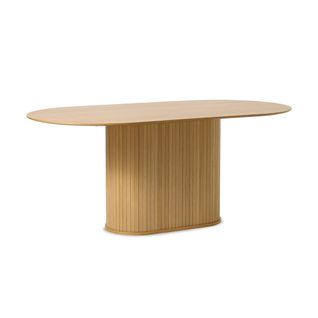 Table à Manger Ovale 180 Cm - Bois Naturel - Alba