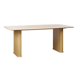 Table à Manger 190 Cm - Bois Naturel - Alba