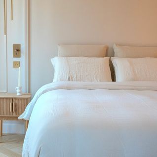 Parure De Lit 160 Cm Gaze De Coton Écrue