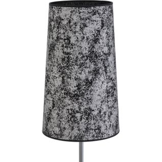 Abat-jour 30x24x50 Toile à Voiles Noir/argent