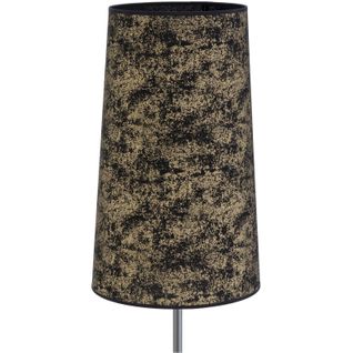 Abat-jour 30x24x50 Toile à Voiles Noir/or