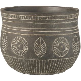 Cache-pot Gris Ciment 23,5x23,5x19cm