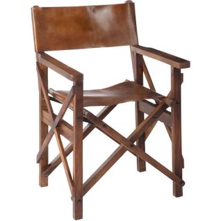 Fauteuil Marron Bois 57x59,5x90cm