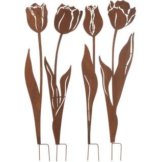 Décoration De Jardin à Planter Marron Fer 20x1x112cm