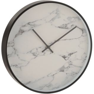 Horloge Murale Noir Plastique 40x5x40cm
