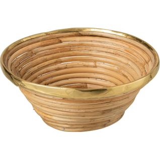 Panier Bois Clair Rotin 28,5x28,5x12,5cm