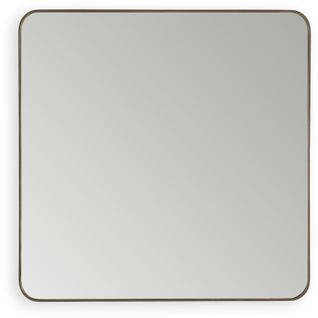 Miroir Métal Doré 80x3x80cm