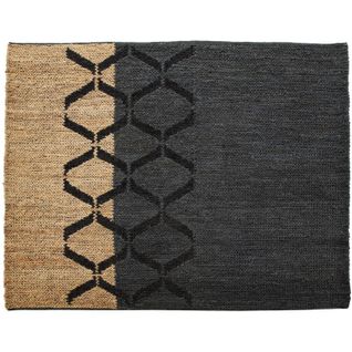 Tapis Jute Noir 200x250cm