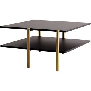 Table Basse Métal Doré 80x85x45cm