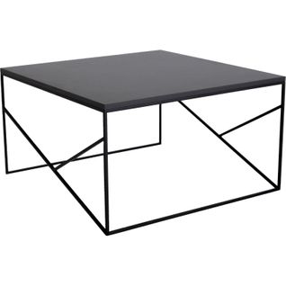 Table Basse Métal Noir 80x80x45cm