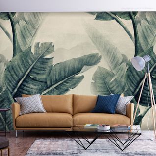 Papier Peint Magic Plants First Variant 400 X 280 Cm Gris