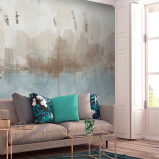 Papier Peint Winter Pond 400 X 280 Cm Beige