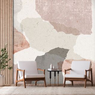 Papier Peint Adhésif Colorful Terrazzo 441 X 315 Cm Beige