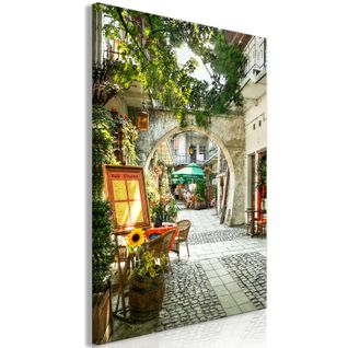 Tableau Cracovie : Sunny Pub (1 Part) Vertical 40 X 60 Cm Vert