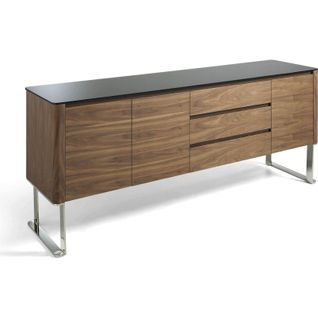 Buffet Bois Foncé 200x50x81cm