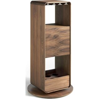 Meuble Bar Bois Foncé 43x40x128cm