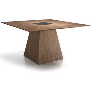 Table à Manger Bois Foncé 150x150x79cm