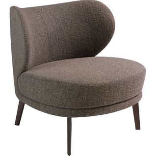 Fauteuil Tissu Marron 82x84x76cm