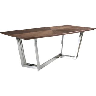 Table à Manger Bois Foncé 220x110x77cm