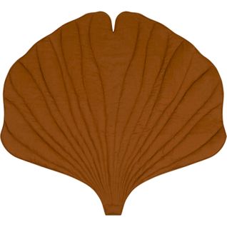 Tapis De Sol Molletonné Bébé Feuille Marron 120x110x3cm