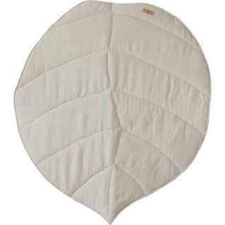 Tapis De Sol Molletonné Bébé Feuille Beige 120x110x3cm