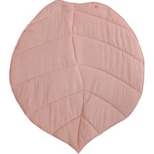 Tapis De Sol Molletonné Bébé Feuille Rose 120x110x3cm