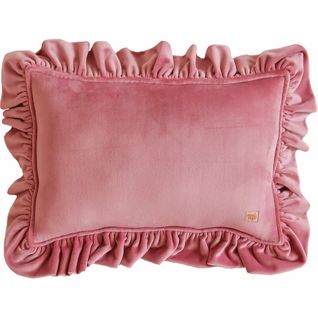 Coussin Molletonné Bébé Rectangle Rose 60x40x10cm