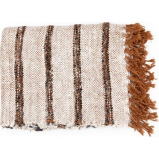 Plaid Coton Tissé Main - Bazar Bizar