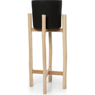 Vase Charcoal High Élégant En Terre Cuite