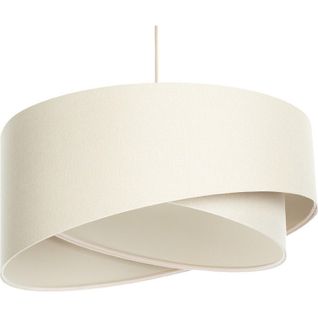 Luminaire Suspendu Cylindre Beige Au Design Épuré