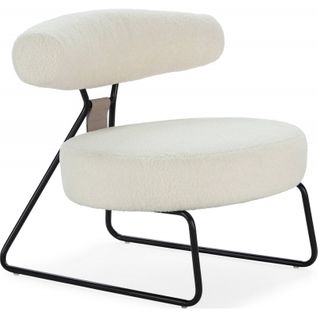 Chaise Élégante Confort Tissu Métal