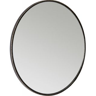 Miroir Élégant Contour Doré Chic