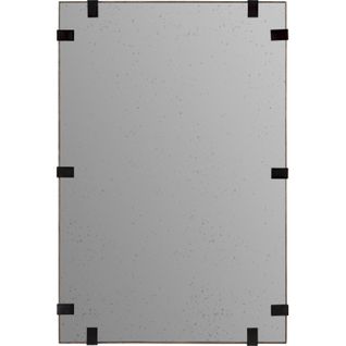 Miroir Élégant Effet Vieilli Design Naturel