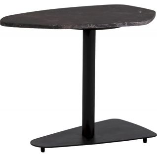 Table D'appoint Élégante En Marbre Noir