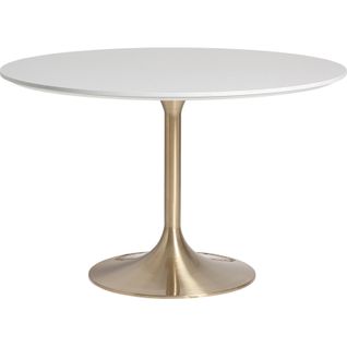 Table Élégante Porcelaine Grise Et Touche Or