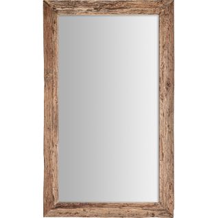 Miroir Lux Élégance En Teka Naturelle