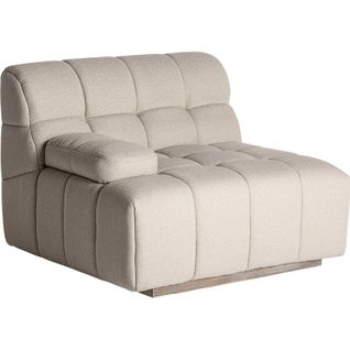 Canapé Contemporain Blanc Élégant En Bois De Pin