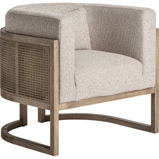 Fauteuil Leiwen Style Art Déco En Bois