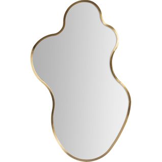 Miroir Doré Élégant Style Art Déco En Acier