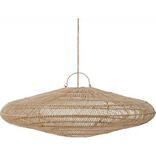 Abat-jour Macaron En Rotin Par Bazar Bizar