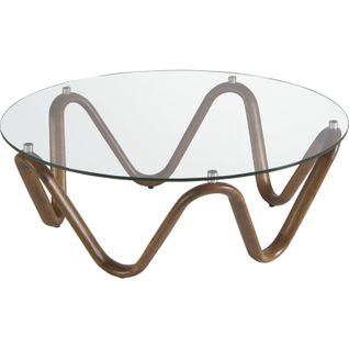 Table Basse Ronde En Verre Angel Cerda