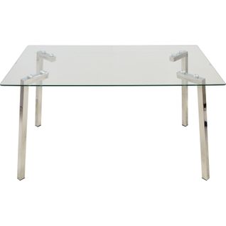 Table à manger En Verre Élégante Et Moderne