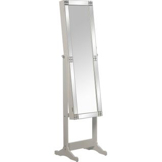 Miroir Élégant Avec Rangement Bijoux Intégré