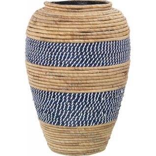 Vase En Osier Élégant Pour Touche Naturelle Déco