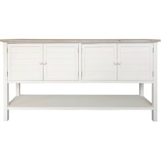 Buffet Élégant Blanc Pour Salon Chic Et Tendance