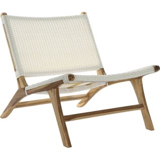 Fauteuil En Teck Blanc Pour Une Élégance Moderne