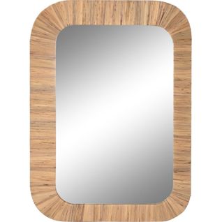 Miroir Éco-chic En Fibres Naturelles D'épicéa