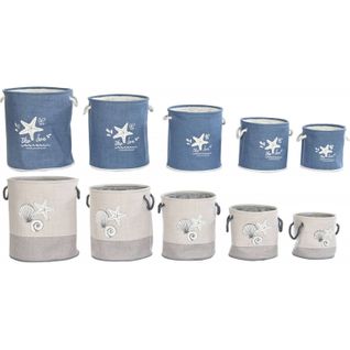 Panier Tissé Bicolore Pour Une Déco Marine Optimisée