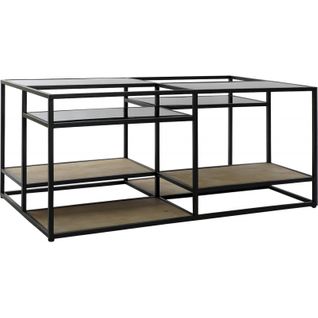 Table Basse Élégance Bois Et Métal Pour Salon